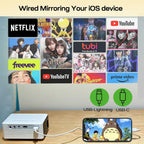 Buy now Yoton Mini Projector, Portable Phone small projector 1080P Full HD Supported for iOS/Android/Laptop, Video Projector Y3 Compatible with Fire Stick, HDMI, USB, PS5, Xbox at indiglob india