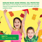 L'il Critters Kids Immune C Gummy Supplement with Vitamin C, Zinc and Vitamin D3 for Immune Support, 190 ct (95-190 day supply), 4 delicious flavors from America’s Number One Gummy Vitamin Brand