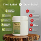 Total Relief - Magnesium Cream - Topical Lotion for Muscles, Joints & Legs - Magnesium Chloride with MSM, Arnica & B6 - Lightweight & Fast-Absorbing - 4 Fl Oz (Pack of 1)