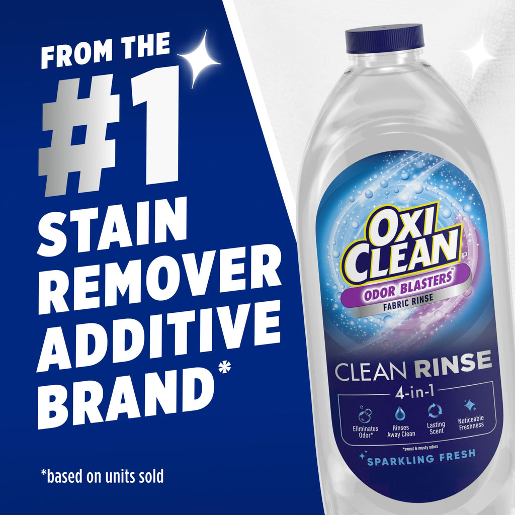 OxiClean Odor Blasters Fabric Rinse, Sparkling Fresh Scent, 50 fl oz