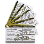 ReferenceReady Outdoor Knot Cards: 22 Knots – Camping, Backpacking, Scouts