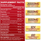 Hornygoatweed for Men, 12 in 1 Horny Goat Weed, for Hormone & Performance