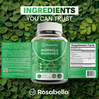 Buy now Rosabella Moringa Gummies â€“ Moringa Leaf Extract 1000mg Equivalent Per Serving â€“ Natural Energy & Balance â€“ Non-GMO, Gluten-Free Superfood Gummies for Women & Men â€“ 30 Count at indiglob india
