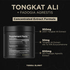 200x Strength Tongkat Ali for Men 10% Eurycomanone w. 30:1 Fadogia Agrestis