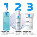 La Roche-Posay Toleriane Purifying Foaming Facial Cleanser, 13.52oz | Oil free face wash for sensitive skin with niacinamide and ceramides. Pore cleanser that won’t dry out skin and is soap free.