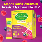 Culturelle Complete 3-in-1 Biotics Mini-Chews Daily Probiotic, 28 Ct