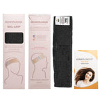 Buy now GEX Wig Grip Band with Adjustable Elastic Closure Flexible Velvet No Slip Wig grip Headbands Cap for Wigs(Black) at indiglob india