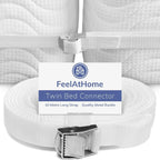 Buy now FeelAtHome Twin Bed Converter - Twin to King Mattress Joiner, 33ft Long Connecting Strap at indiglob india