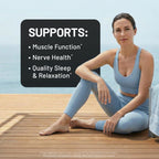 NatureWise Triple Magnesium Complex - Chelated - High Absorption Magnesium Glycinate + Malate + Citrate for Muscle Nerve & Sleep Support - Vegan 90 Capsules