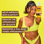 Palmer's Brazilian Cocoa Firming Body Oil, Coconut Oil Formula (6.5 Fl Oz) | Helps with Skin Tightening & Firming of Bum, Bust & Belly with Vitamin E, Provides 48hr Moisture, Dermatologist Approved