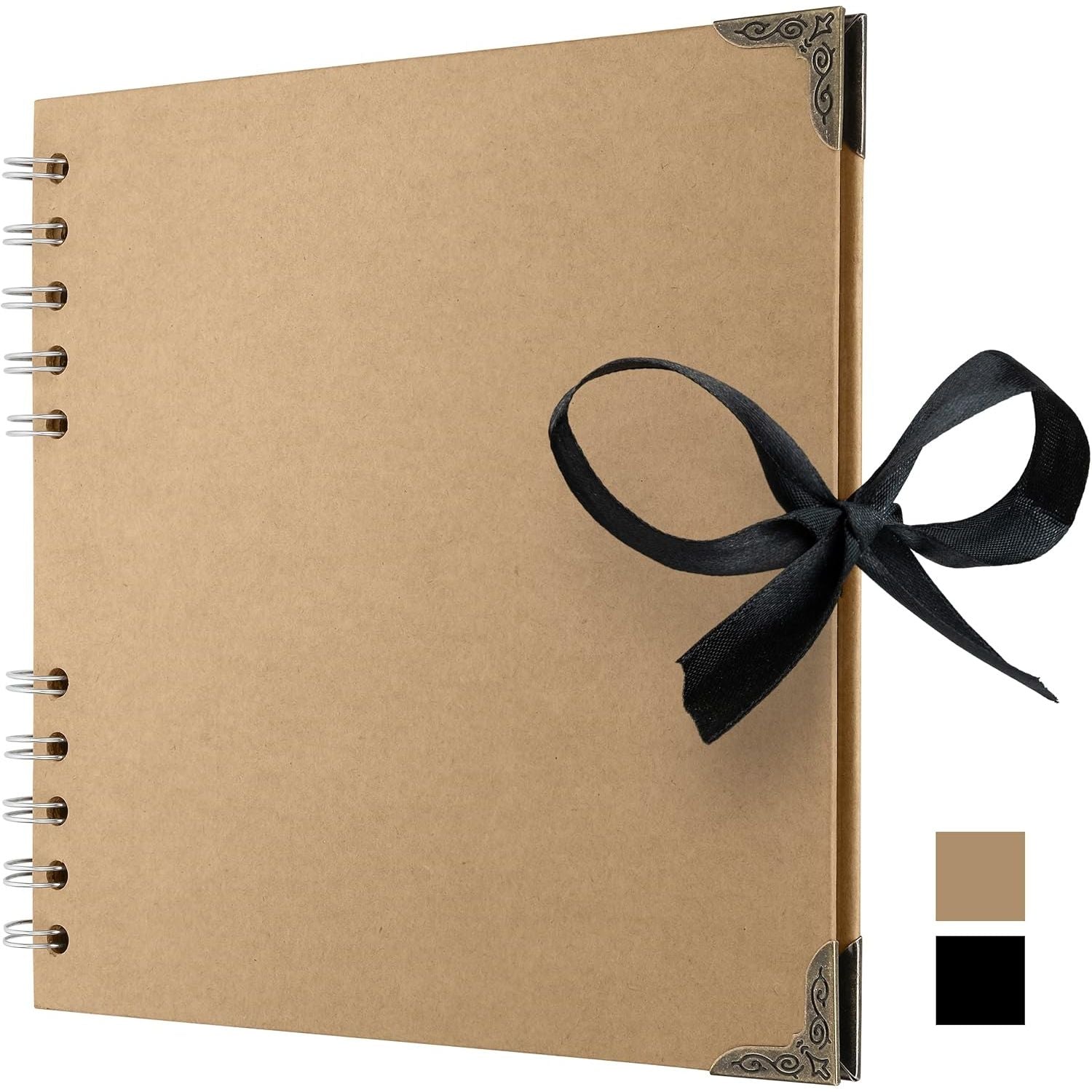 Buy now Bstorify Scrapbook Album 60 Pages (8 x 8 Inch) Brown Thick 200gsm Kraft Paper, Photo Album Scrapbook, Memory Book - Ideal for Your Scrapbooking Albums Art & Craft Projects 7 x 7 Inch Brown at indiglob india
