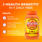 Metamucil, Psyllium Husk GLP-1 Friendly Fiber Capsules, 300 Capsules, 3-in-1 Fiber Supplement, Daily Psyllium Husk Fiber Capsules Help Support Digestive Health by Promoting Regularity*