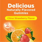 Zicam Daily Immune Support Gummy Supplement, Citrus Strawberry, 70 Count | Antioxidant Support, Easy-to-Take Gummies, Zinc, Vitamin C, Vitamin D