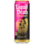 Buy now Liquid Death Sparkling Energy - Tropical Terror (Classic Piña Colada), Zero Sugar Energy Drink, Unextreme Caffeine 100mg, Essential Vitamins, 12 Fl Oz (Pack of 12) at indiglob india