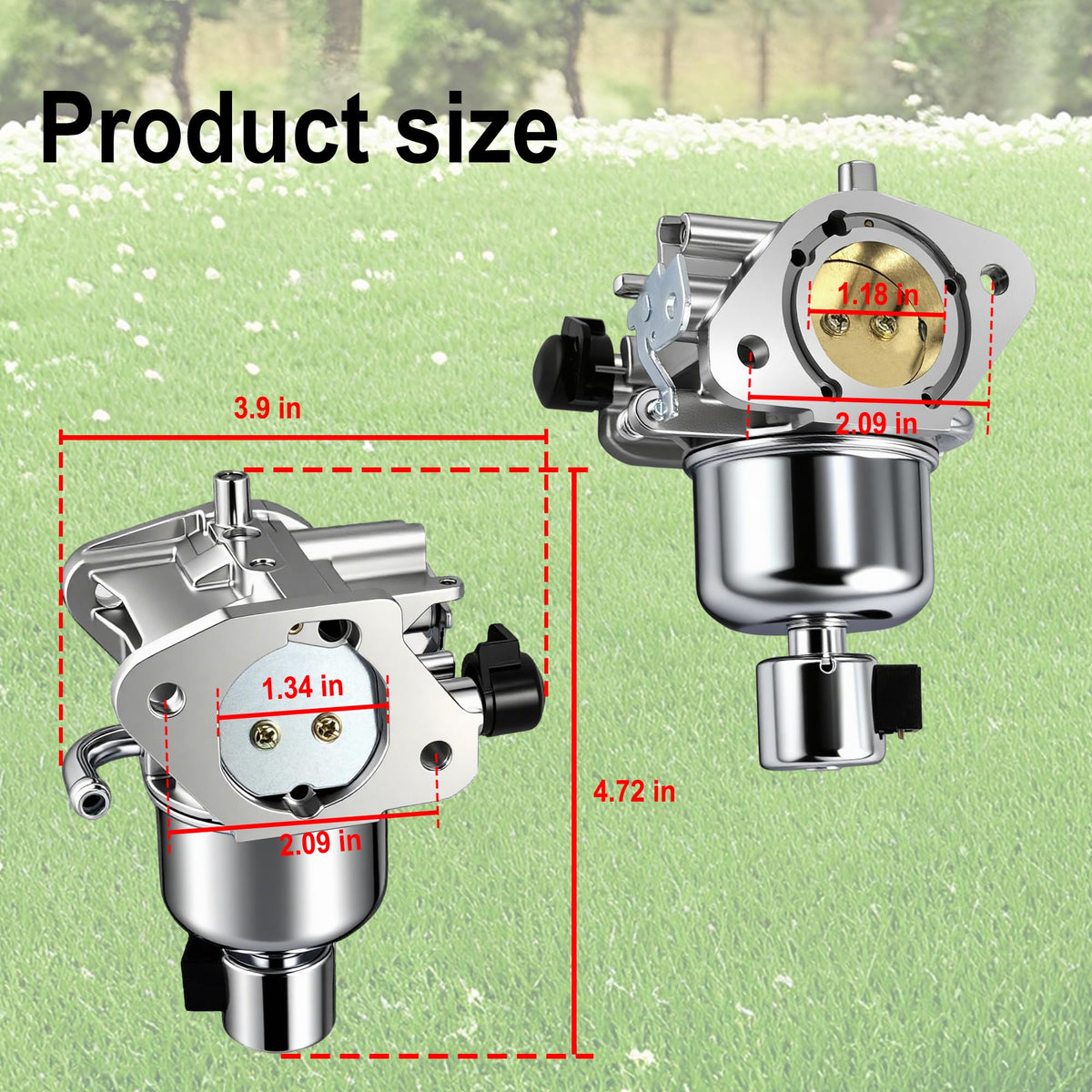 KT735 KT740 Carburetor Kit for Kohler 7000 Series KT725 KT730 KT745 Engine 22HP 23HP 24HP 25HP 26HP replaces 3285367S,1685319-S,3285363S,853-50-S,with Air Filter Oil Filter Kit
