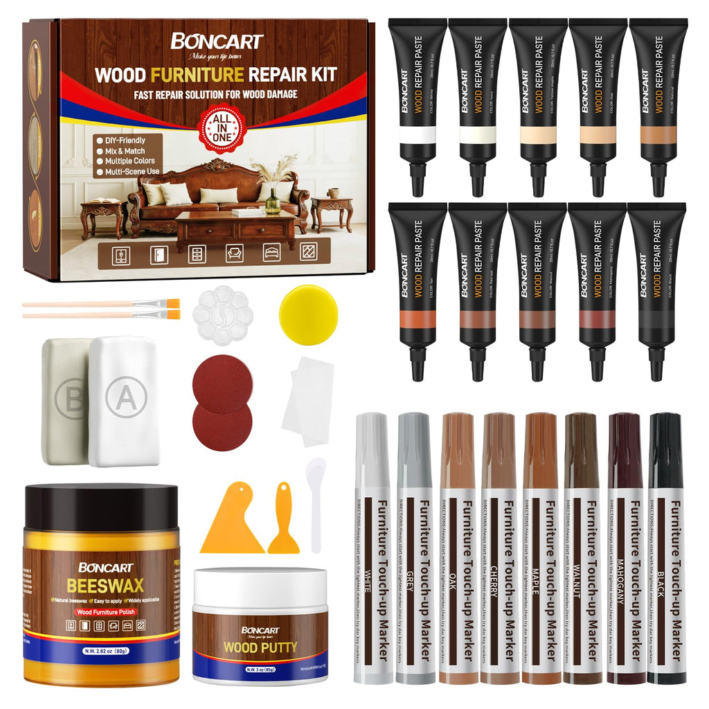 Boncart Wood Furniture Repair Kit-Set of 31