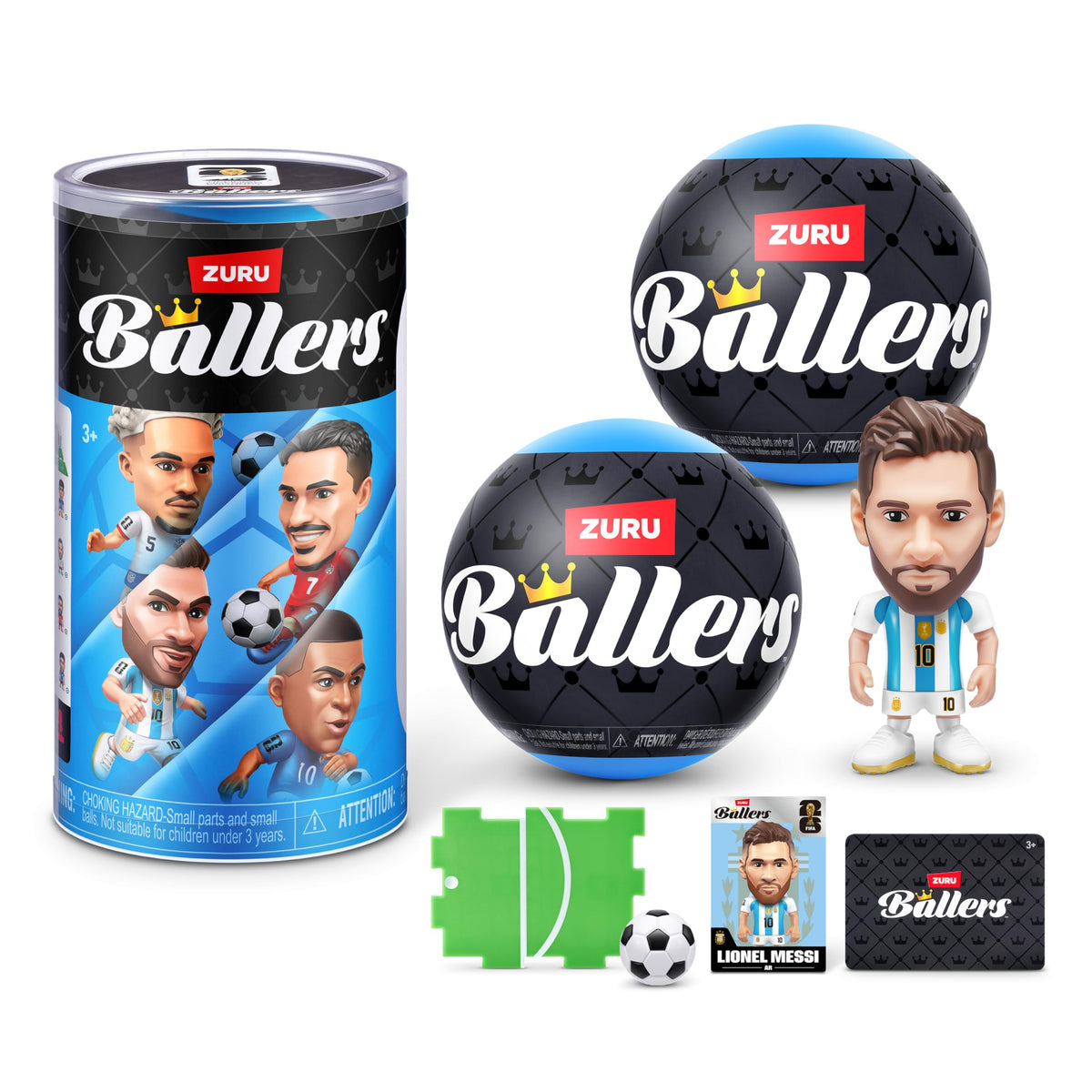 FIFA World Cup 2026™ Ballers Series 1 2 Pack by ZURU – Official Licensed Product Surprise Unboxing Soccer Collectible Sports Toy for Boys, Ages 3+