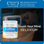 Relaxium SleepQuick Gummies, Sleep Aid, 5 mg Melatonin, D-3, Lemon, 60ct | Gut Health & Immune Support, Prebiotic Probiotic Blend, Gluten & Drug Free
