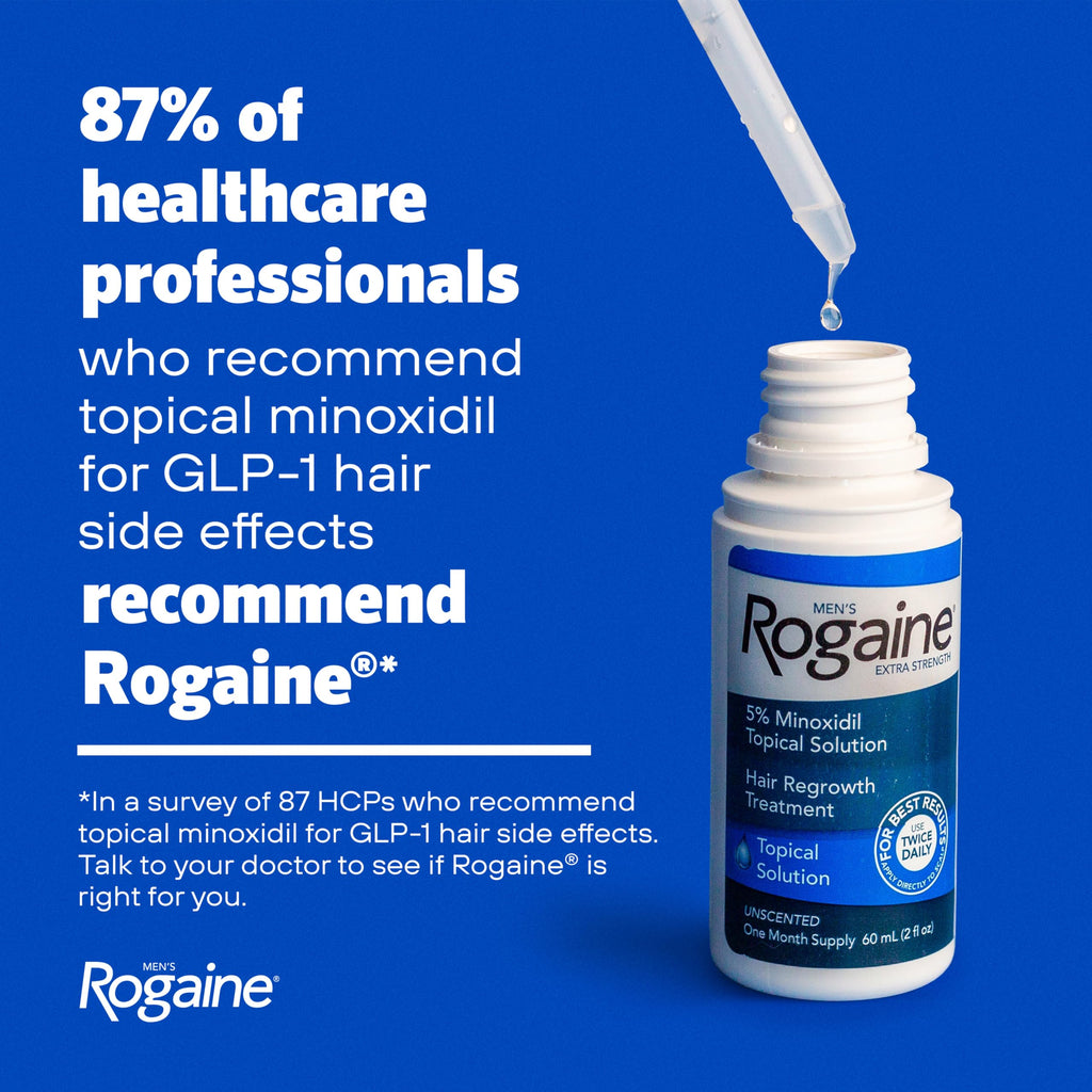 Men's Rogaine Extra Strength 5% Minoxidil Topical Solution, 3 x 2 fl. oz