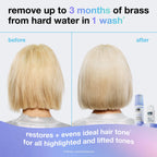 K18 TripleBright Oxidation Defense Purple Shampoo - Non-Staining Blonde Shampoo Removes + Helps Prevent Brass for Brighter, Longer-Lasting Blonde - For All Highlighted + Lifted Hair Tones (4.2 Fl oz)