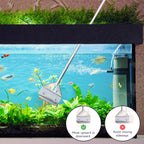 Kirecoo 25.6" Stainless Steel Aquarium Algae Scraper with 10 Blades