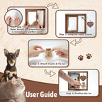 Dog Memorial Gifts for Loss of Pet - Rotating Wooden Frame for 4x6 Photo & Fur Hair Jar - Sympathy Gift for Pet Bereavement, Remembrance Keepsake - Rainbow Bridge Gift for Dog Lovers & Cat Lovers