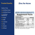 Puritan's Pride Zinc for Acne Skin Formula with Vitamins C, B-6, A, and E