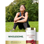 Carlyle Tart Cherry Extract Capsules | 200 Count | Non-GMO and Gluten Free Formula | Traditional Herb Supplement