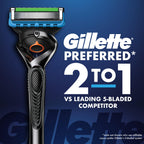 Gillette Fusion ProGlide Shaving Razor for Men, 1 Handle + 4 Blade Refills