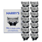 Buy now Harry's Original Razor Blades for Men - 10 Count - Premium Razor Blade Refill Cartridges - German Engineered 14 Count (Pack of 1) 14 Count at indiglob india