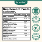 Cortisol Reducer & Adrenal Support Supplement–Natural Stress Relief with Ashwagandha KSM-66, Magnesium Glycinate & Citrate, L-Theanine, Rhodiola, Apigenin, Turmeric & Vitamin D3–Calm Mood & Relaxation