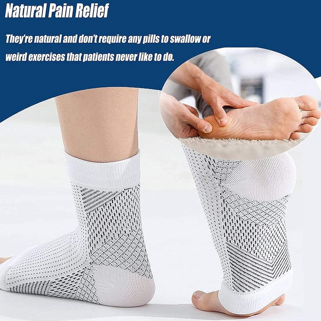 Buy now Heelsium Pain Relief Socks, Heelsium Instant Pain Relief Socks, Compression Socks for neuropathy pain, plantar fasciitis socks for women (Black,2pairs,L) at indiglob india
