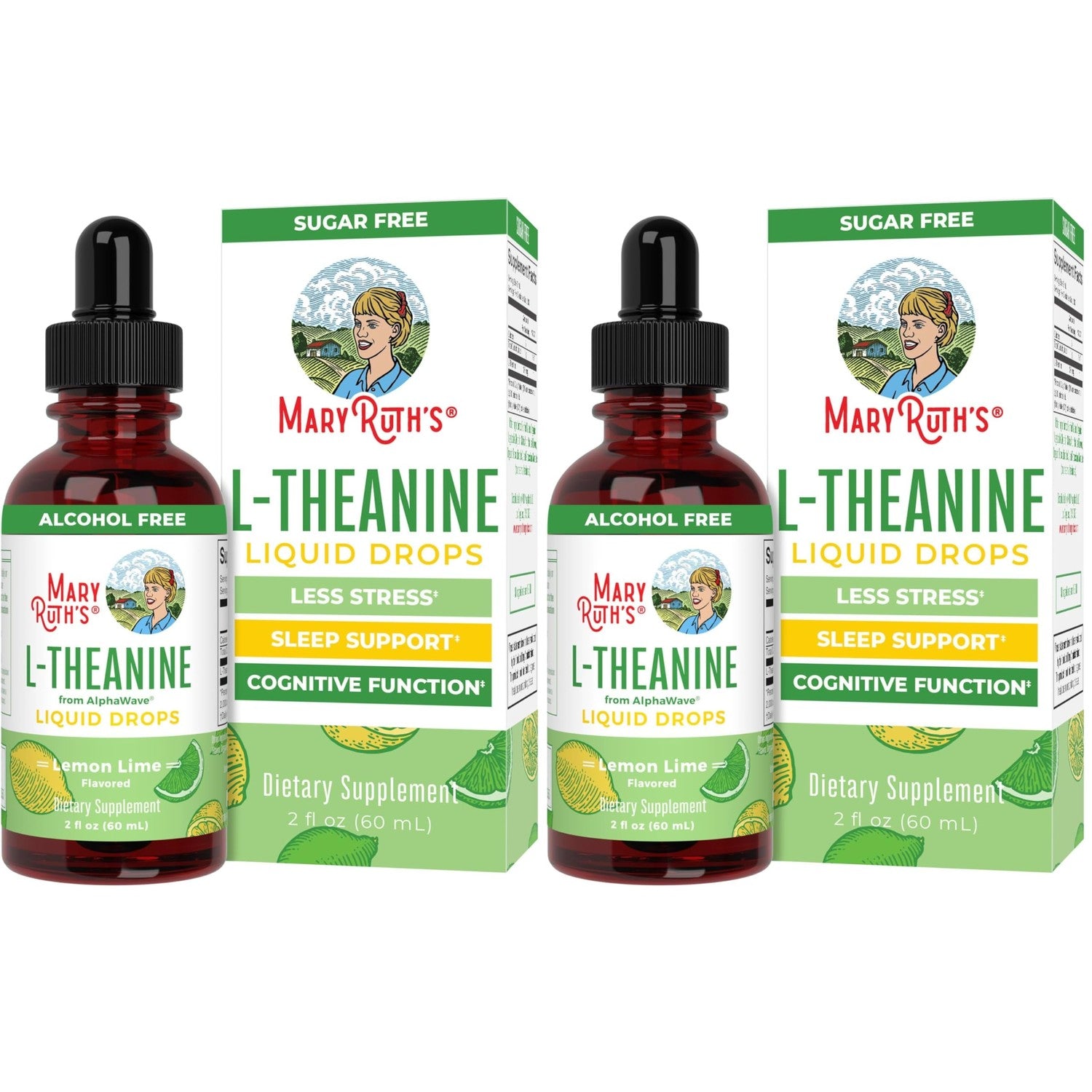 MaryRuth's L Theanine 200mg Liquid Drops for Adults & Kids, 30 Servings | Mood Support, Focus Supplement, Natural Sleep Support, Vegan, Non-GMO