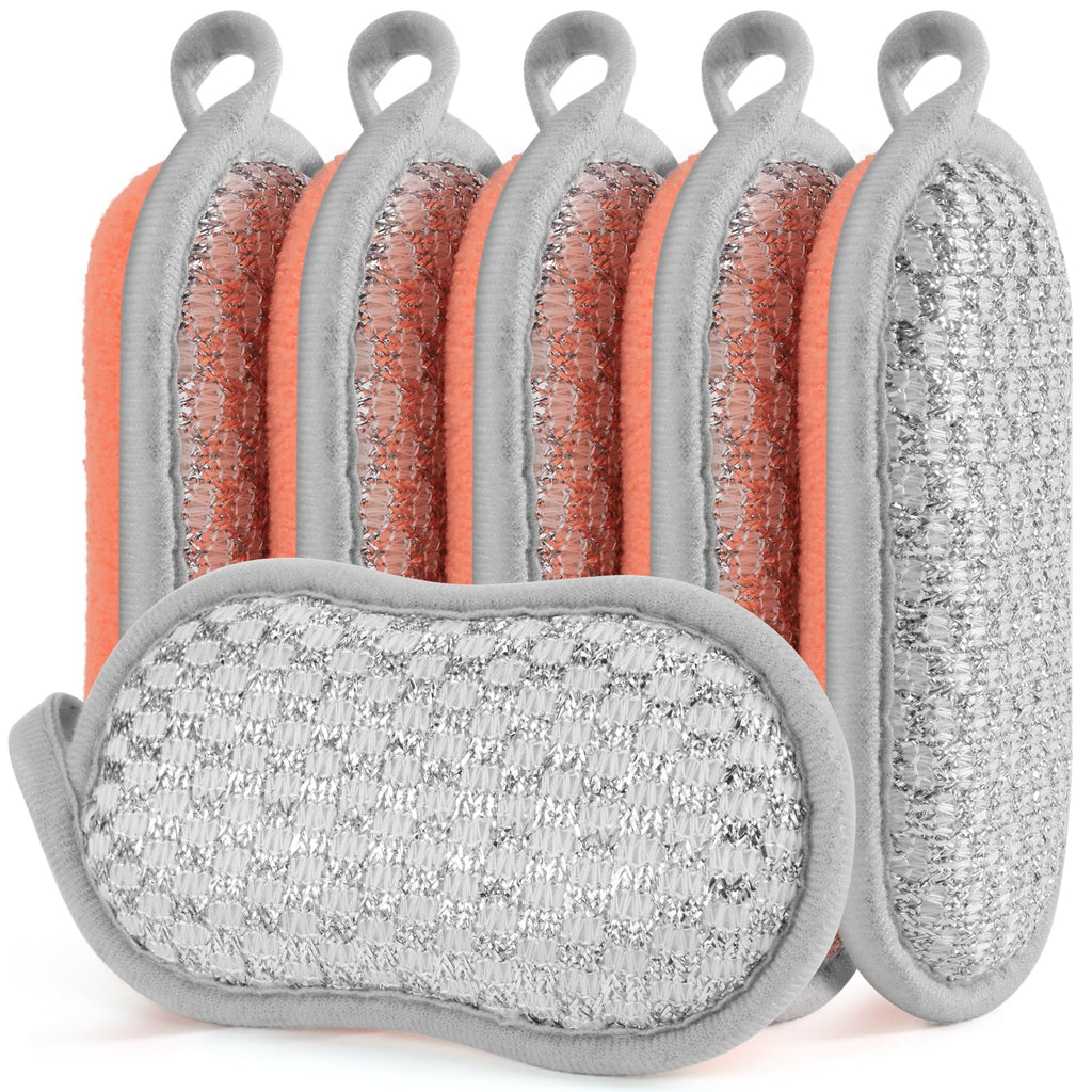 Kitchen Sponges for Washing Dishes, 1 Inch Thick Dual-Sided Dish Sponge