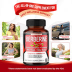 Berberine Supplement - Enhanced with Ceylon Cinnamon, Turmeric, Milk Thistle, Bitter Melon for Digestion, Immunity & Weight Managament (150 Count (Pack of 1))