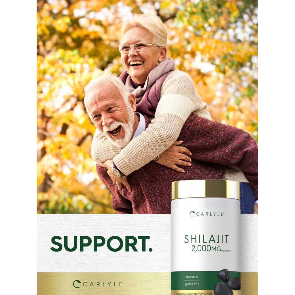 Carlyle Shilajit Capsules | 90 Count | Non-GMO and Gluten Free Supplement