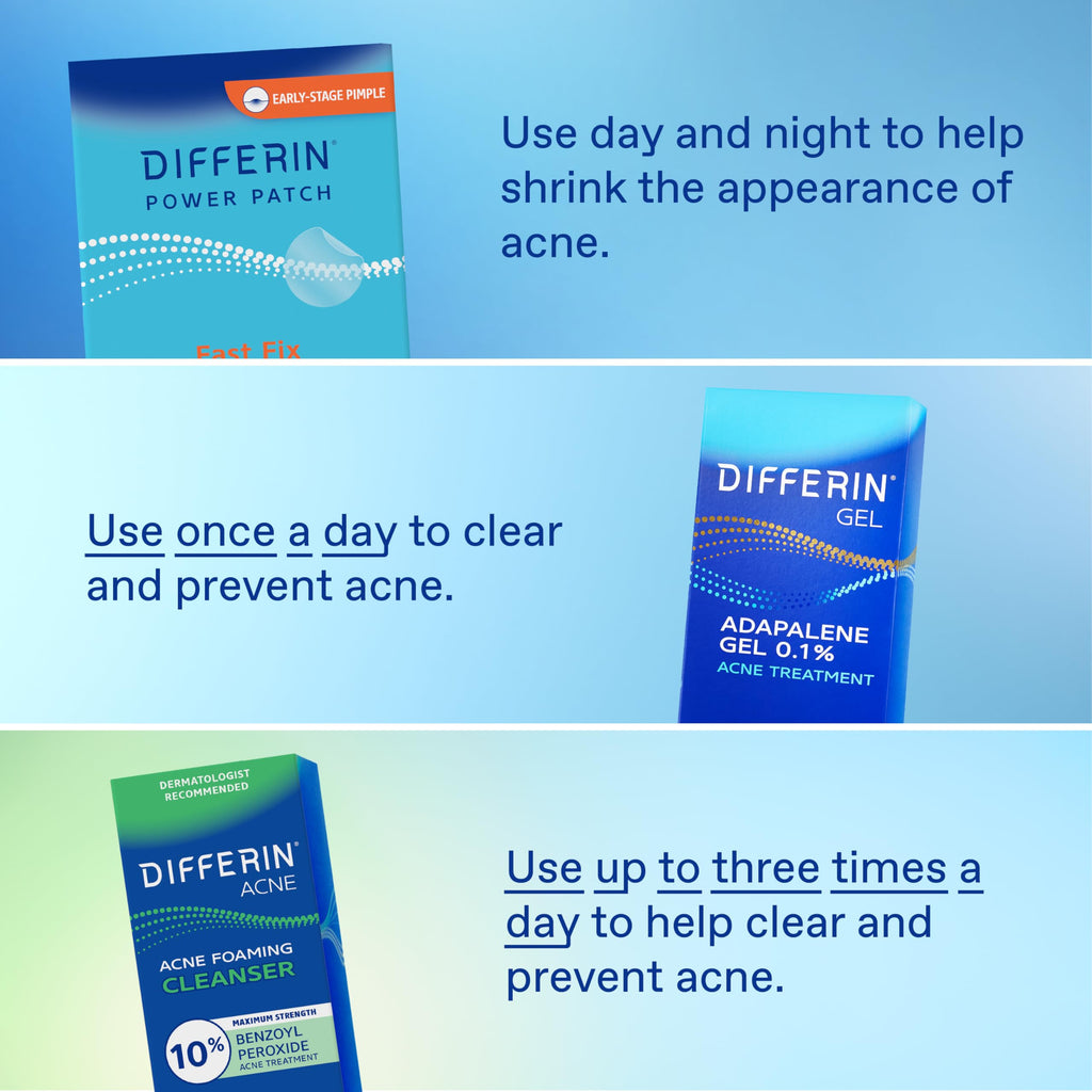 Differin Acne Treatment Pimple Patches, Salicylic Acid & Centella, 36 ct | Hydrocolloid Acne Spot Treatment, Salicylic Acid + Centella, Day & Night, Fast-Acting, Dermatologist Tested, Acne-Prone Skin