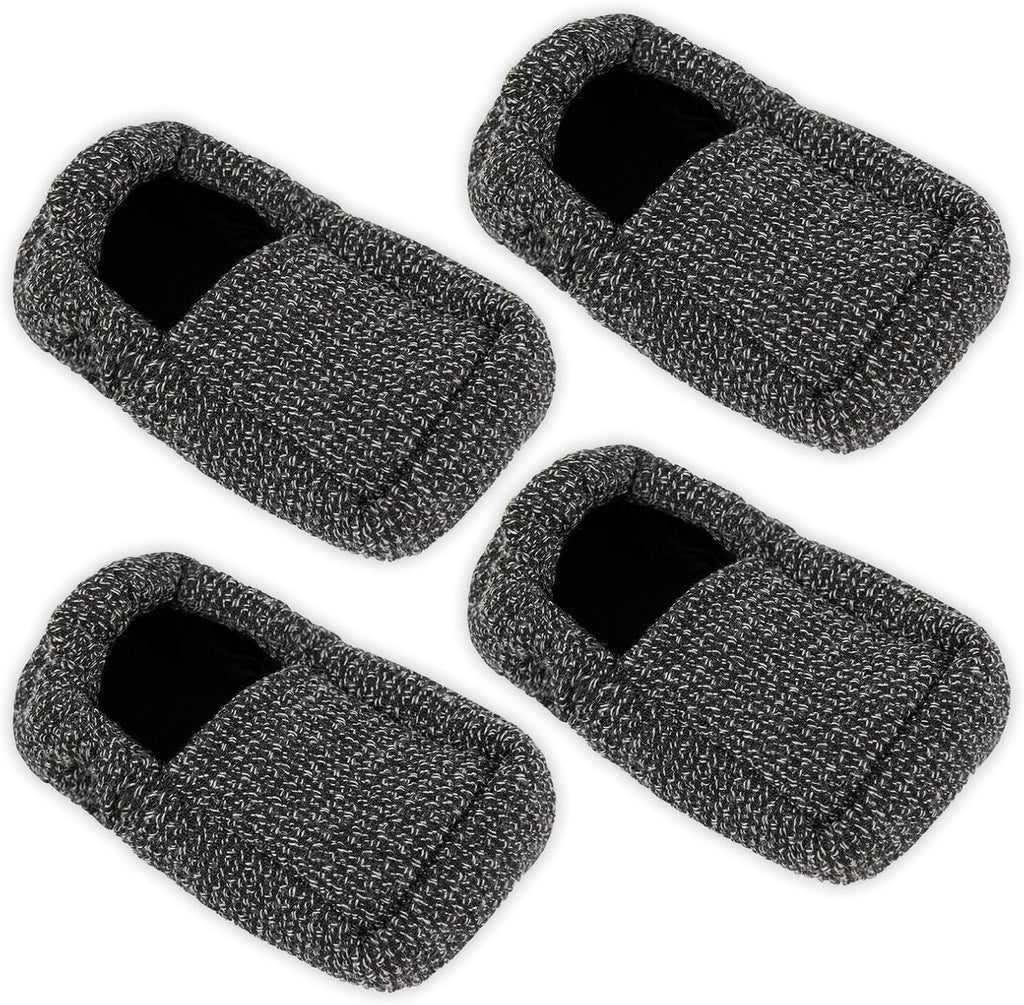 Vive Walker Ski Glide Covers (4 Pack)- Folding Walker Accessories, Upgraded