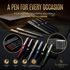 Buy now Scriveiner Black Lacquer Rollerball Pen - Stunning Luxury Pen, Real Gold Plating, Schmidt Ink Refill, Best Roller Ball Gift Set for Men & Women, Professional, Executive Office, Nice Pens at indiglob india