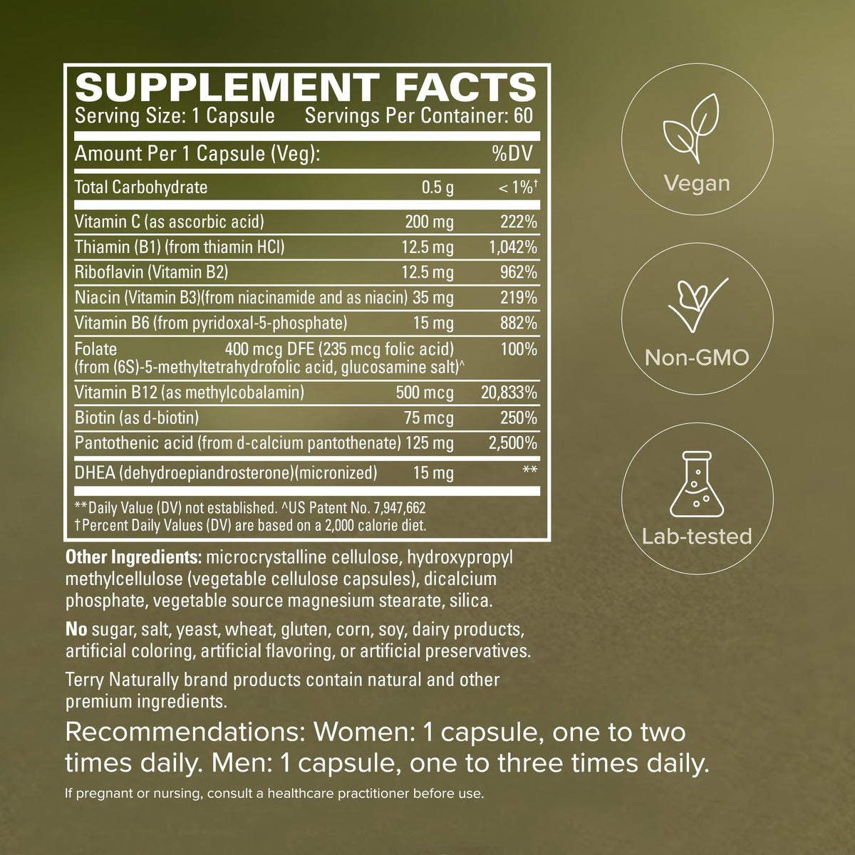Terry Naturally Cortisol Rescue - Stress & Cortisol Balance - 60 Count