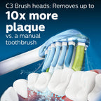 Buy now Philips Sonicare Genuine Toothbrush Head Variety Pack, C3 Premium Plaque Control and C2 Optimal Control, 3 Brush Heads, White, HX9023/69 at indiglob india