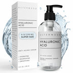 Asterwood Pure Hyaluronic Acid Serum for Face, Anti-Aging & Hydrating | Deep Hydrating, Plumping & Smoothing Serum, Cruelty-Free, Fragrance-Free & Vegan, 8 Fl Oz