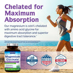 Innate Vitality Magnesium Glycinate 500mg | 70mg Elemental Magnesium Supplement - High Absorption, Non Buffered, Non-GMO & No Gluten - Vegan - Nerve Health - 60 Capsules (Pack of 1)