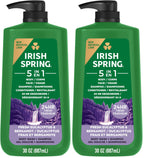 Buy now Irish Spring 5 in 1 Moisturizing Body Wash for Men, Shampoo, Conditioner, Body and Face Wash, and 24 Hour Deodorizer, Paraben-Free, Fresh Eucalyptus & Bergamot Scent, 20 fl oz at indiglob india