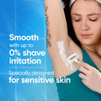 Gillette Venus Extra Smooth Sensitive Gold Women's Razor Handle + 2 Blade Refills, includes Shower Holder