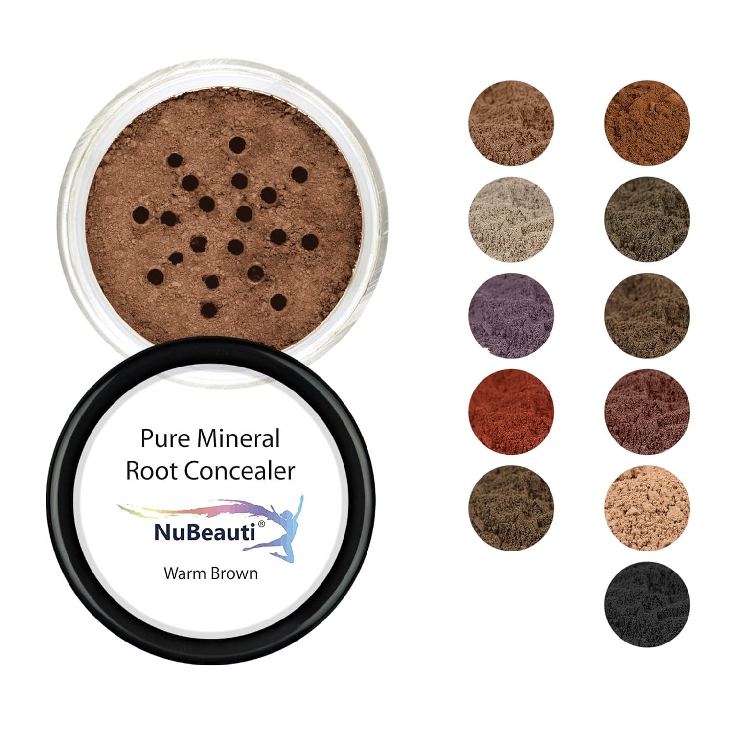 Buy now Hair Root Touch Up Powder - Darkest Brown - 11 True-to-Nature Root Concealer Shades - Longer-Lasting, Easy Hairline Shading with Clean Ingredients - With Brush Warm Brown Without Brush at indiglob india