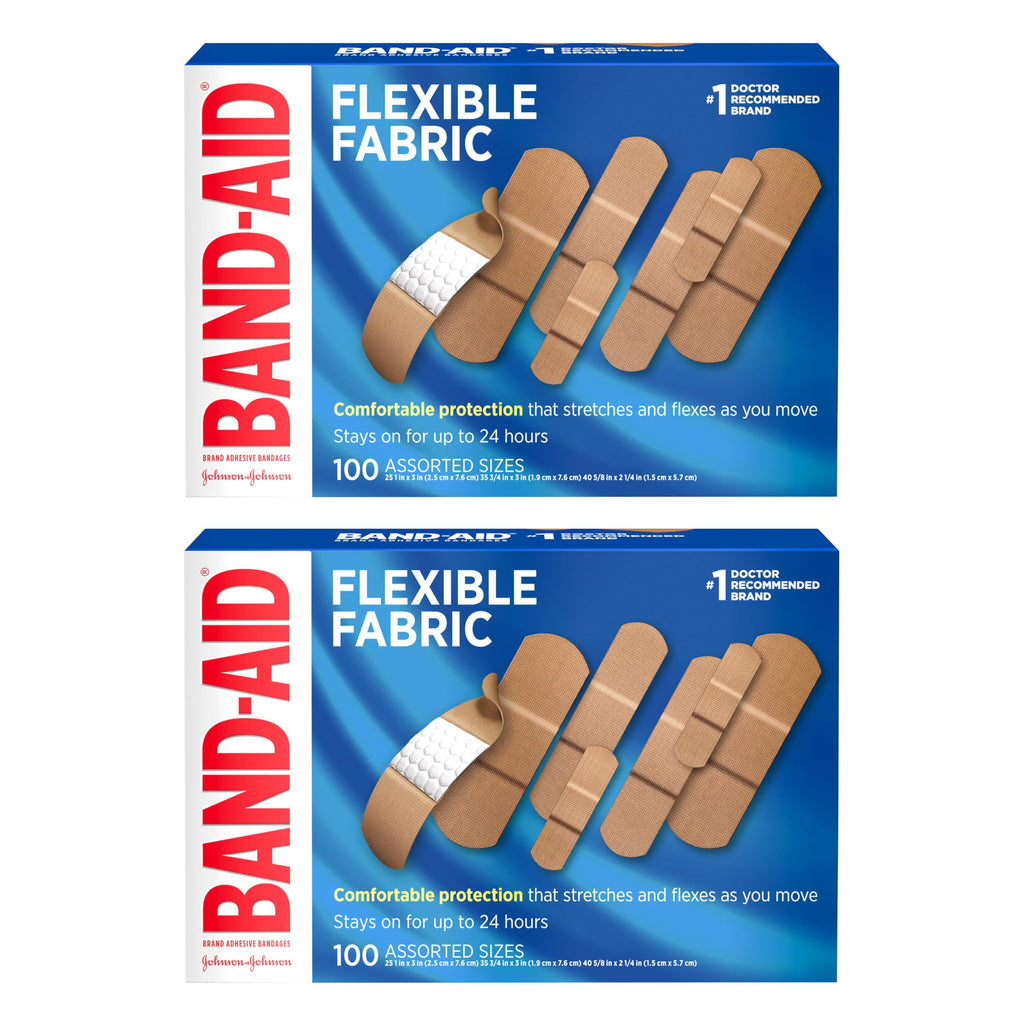 Buy now Band-Aid Adhesive Bandages Flexible Fabric, Extra Large, 10 Count at indiglob india
