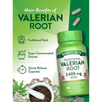 Buy now Nature's Truth Valerian Root Capsules | 2400mg | 90 Count | Non-GMO & Gluten Free Supplement at indiglob india