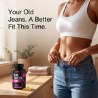 UNALTERED Belly Fat Burner for Women - Slim Waist, Lose Stomach Fat, Reduce Bloating - Natural Weight Loss Pills, Appetite Suppressant, & Metabolism Booster - 90 Capsules
