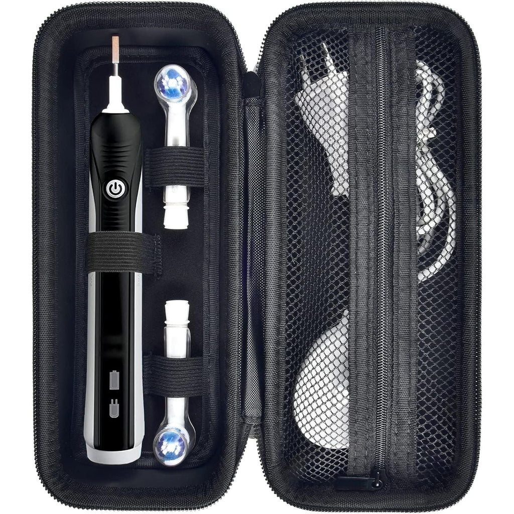 Buy now Toothbrush Travel Case Compatible with Oral-B Pro 1000, 2000, 3000, 3500, 1500/ for Philips Sonicare ProtectiveClean 4100 5100 Electric Toothbrush with Mesh Pocket for Accessories - Black (Bag Only) 1 Count (Pack of 1) Black at indiglob india